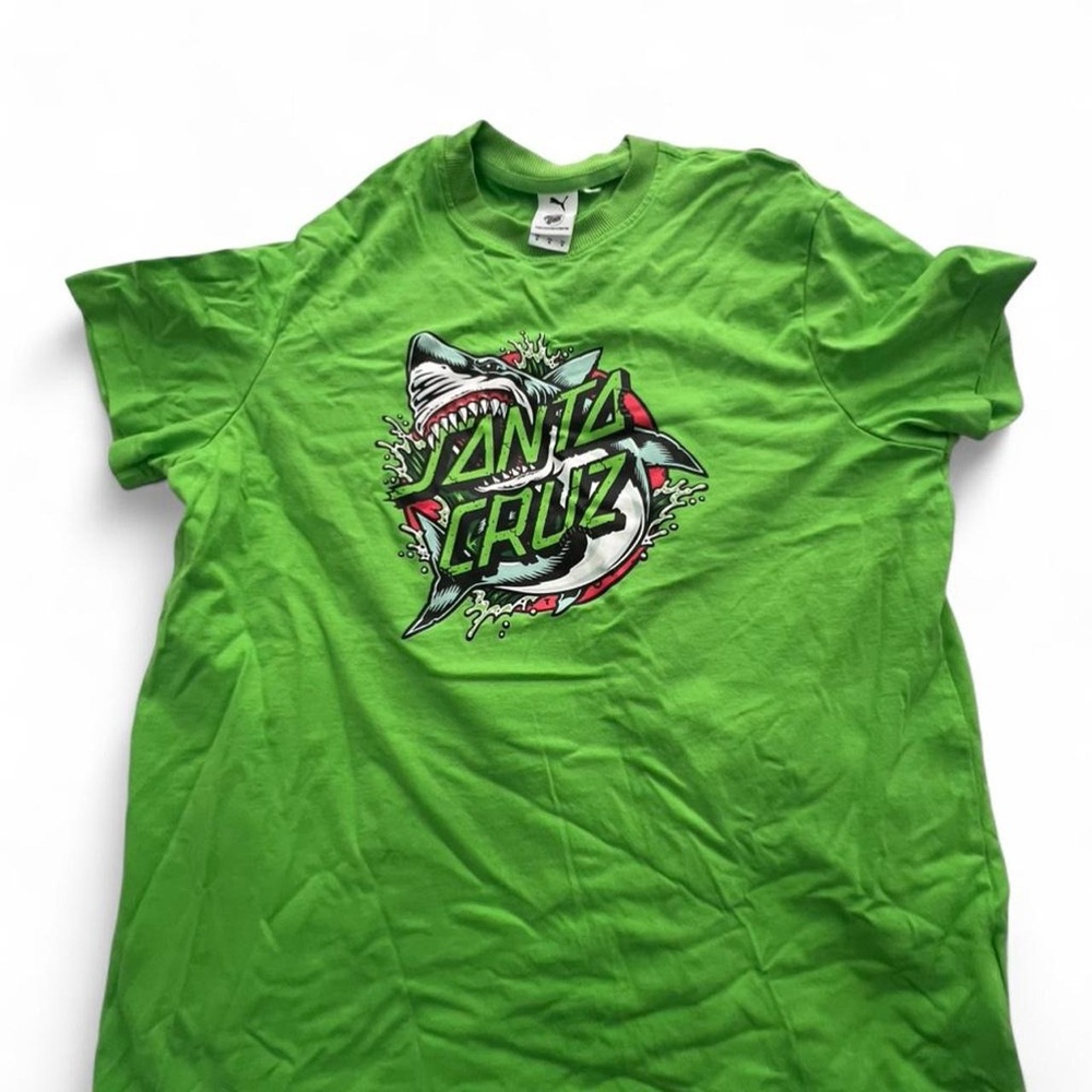 Puma Bright Green Crew Neck T-Shirt
